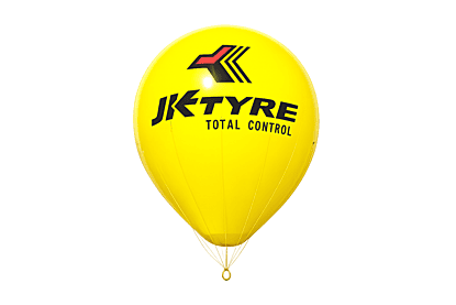 JK Tyre Branded Hot Air Balloon
